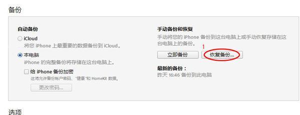 苹果备份恢复技巧大全（从备份到恢复）
